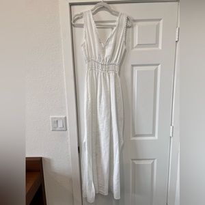 Linen dress maxi, size S